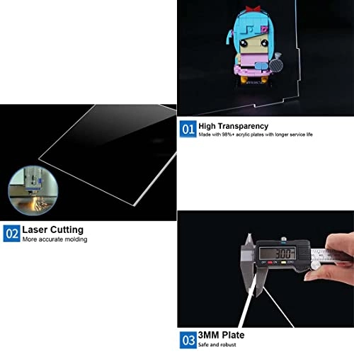 Acrylic Display Case for LEGO The Witch's House of Sanderson Sisters 21341