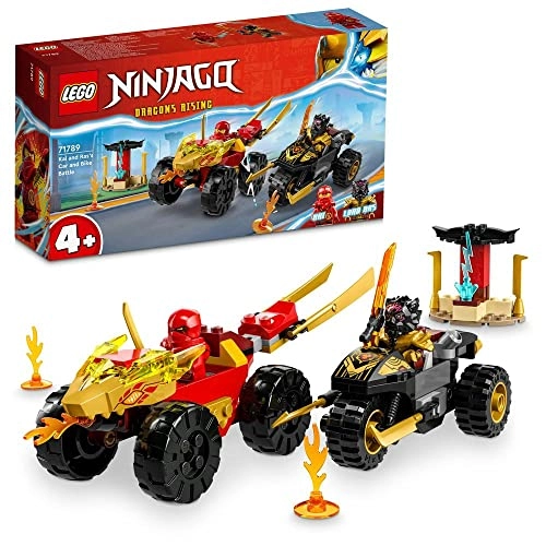 NINJAGO Kai and Ras's Car and Bike Battle Set (71789) - Dragons Rising Series