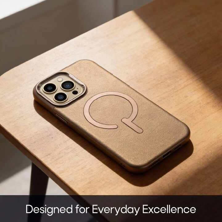 Leather Case with MagSafe for iPhone 16 Pro