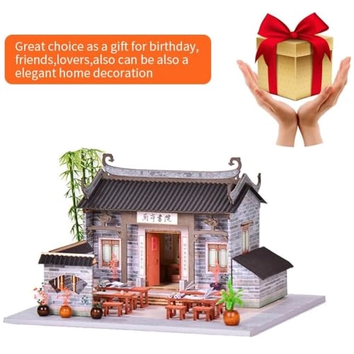 3D Wooden Puzzle Bookshelf Insert - Library of Books 1:24