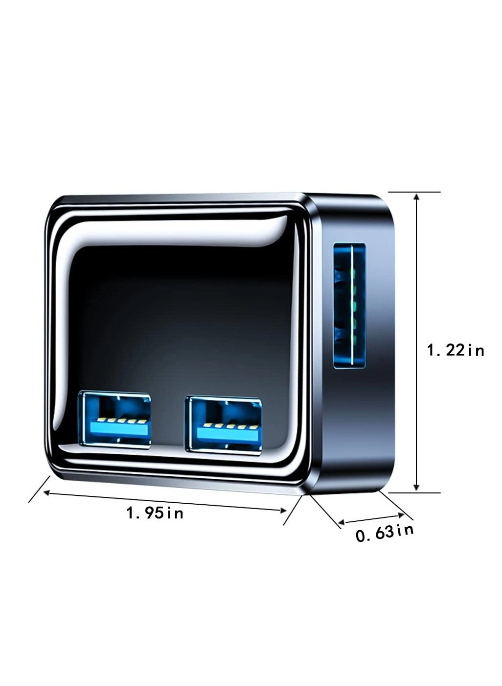 Glove Box USB Hub - USB3.0 3 ports for Tesla Model 3/Model Y