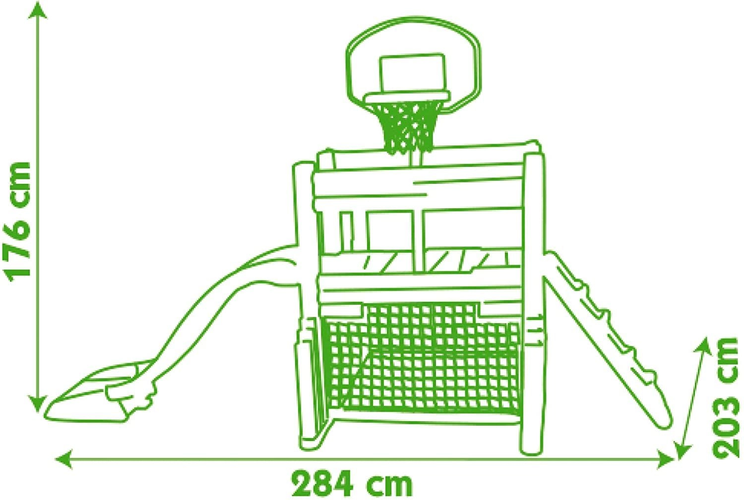 Life Fun Center - Multi-Sports Activity Centre 1.5 m slide