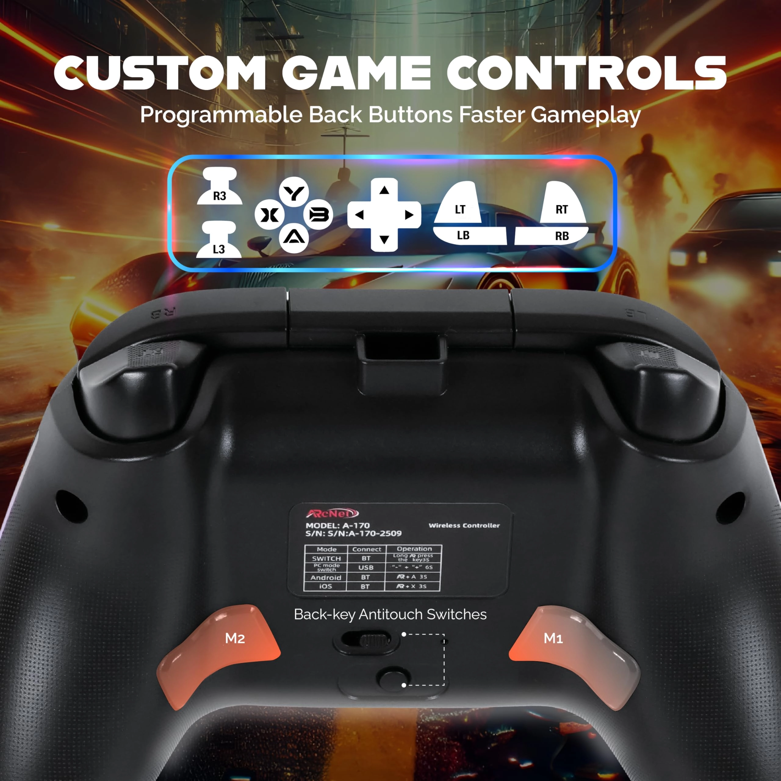 A-170 - Black PC Android iOS PS3
