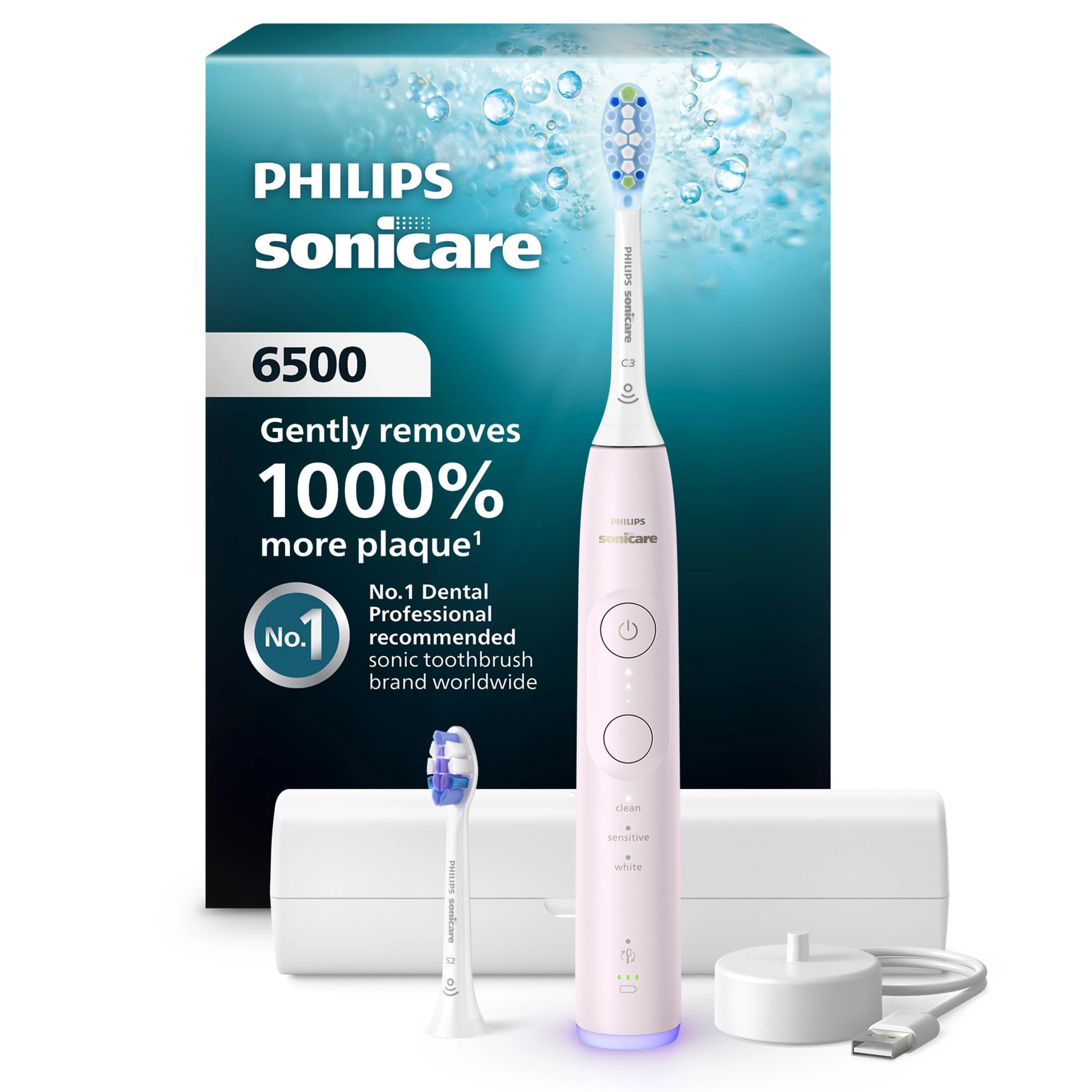 Philips Sonicare 6500 Series - Rechargeable 9 Brushing Settings