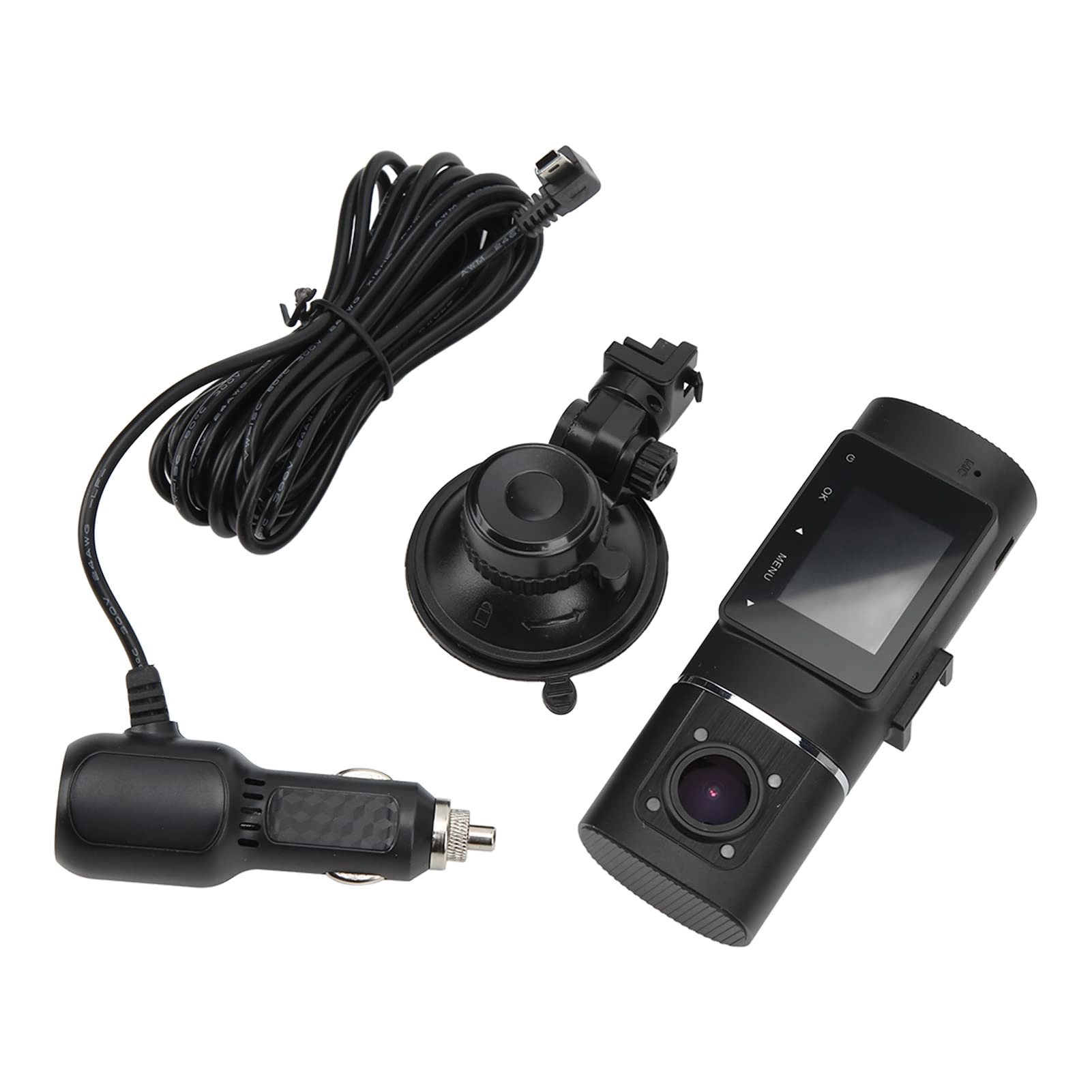 YAYOYO Automobile Data Recorder, Loop Recording Night Gravity Sensing Car Dash Cam for Driving Safety