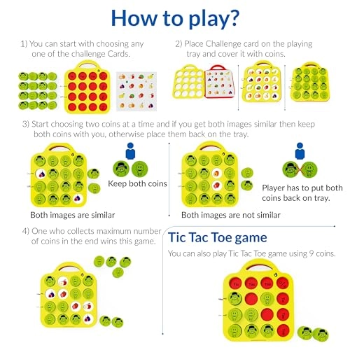 Memory Skills Matching Game - 3 years and up