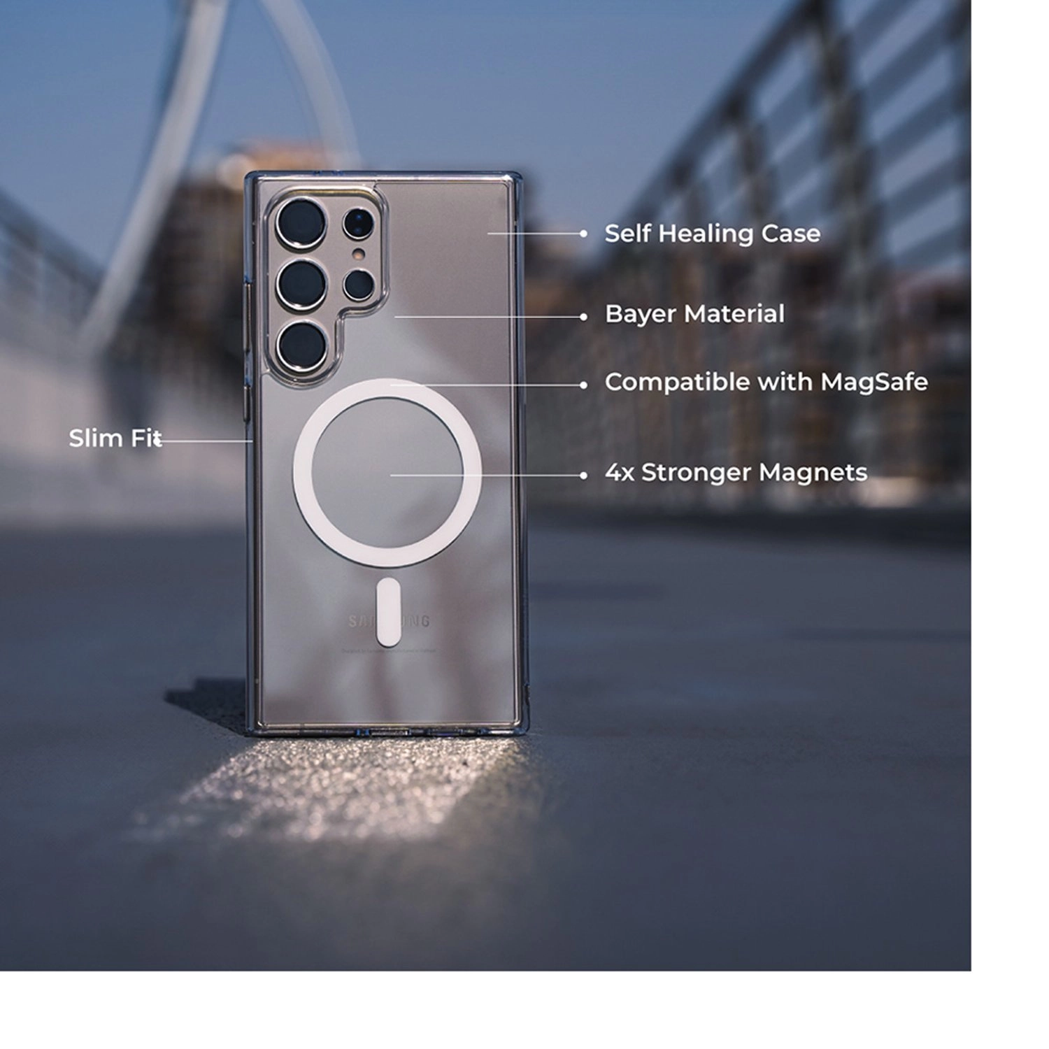Hybrid Mag Crystal Case for Galaxy S24