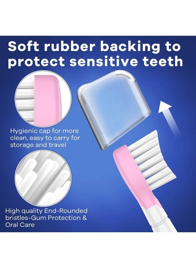 Kids Toothbrush Heads - Compatible with Philips Sonicare Soft 8 Pack