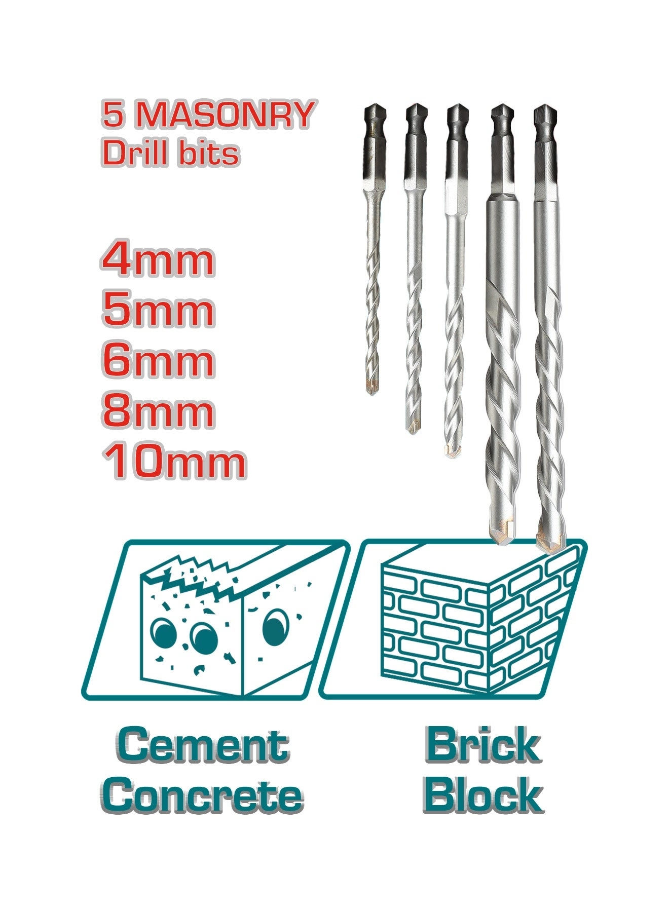 Drill Bit Set - 16 pieces