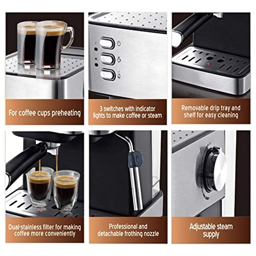 Automatic Coffee Machine - 1.5L Smart Touch Drip