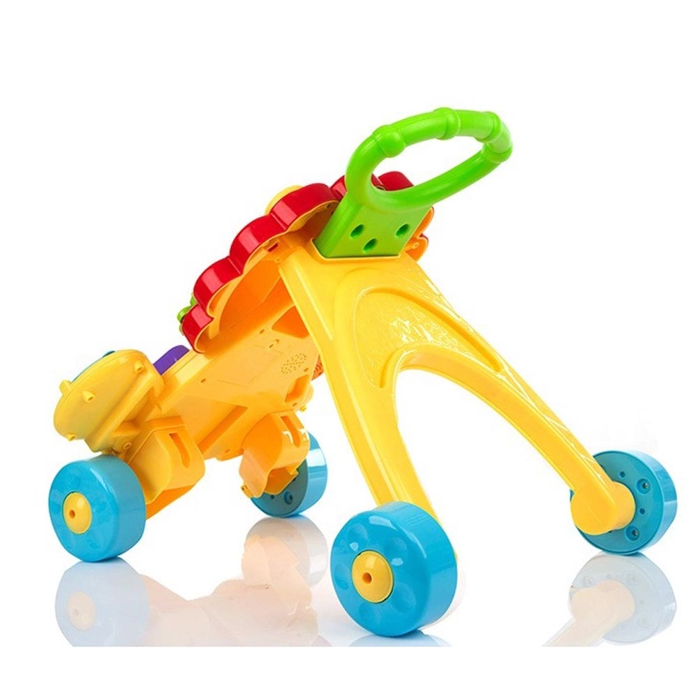 Baby Push Learning Walker - Musical Activity Detachable Play Panel