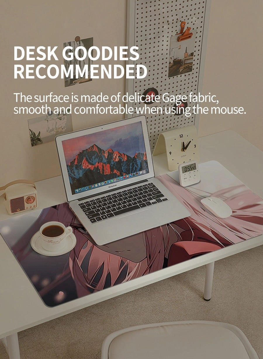 Anime Large Rubber Gaming Mouse Pad - 80x30 cm