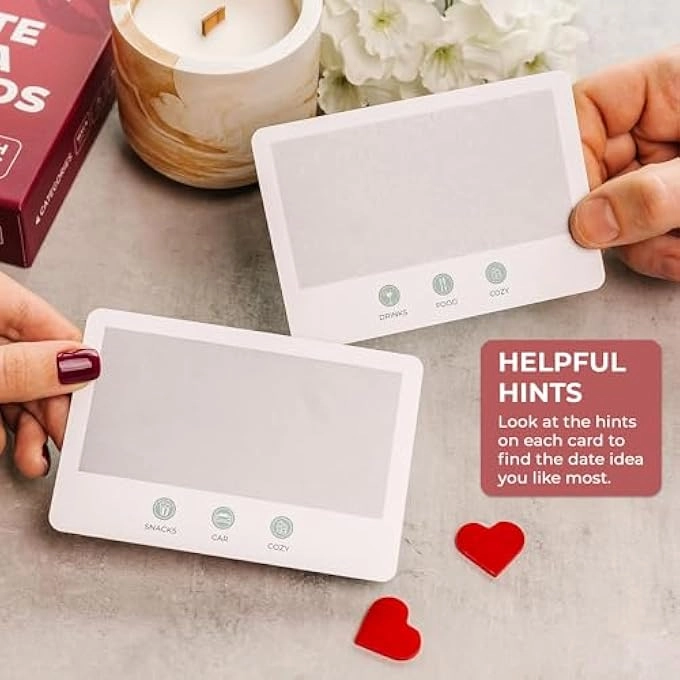 DATE IDEA CARDS - 60 Scratch Off Card Deck Date Night Ideas