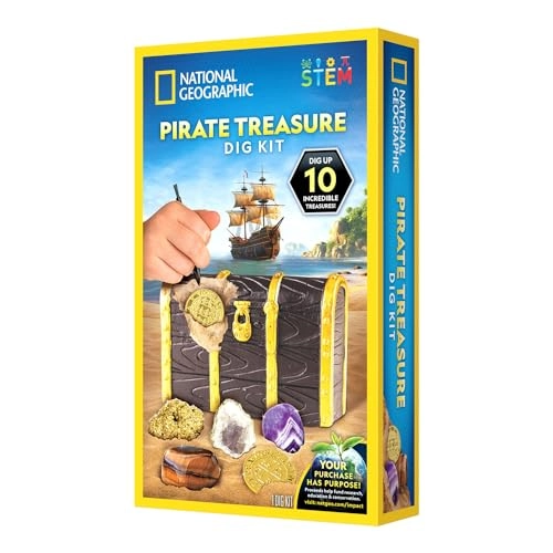 Gold Doubloon Dig Kit - 2 replica gold doubloons 3 real pyrite specimens