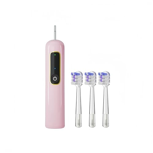 Sonic Toothbrush - 3 Brush Heads 4 Modes 2-Minute Smart Timer
