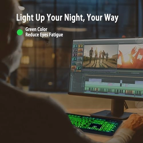 LARGE PRINT BACKLIT KEYBOARD