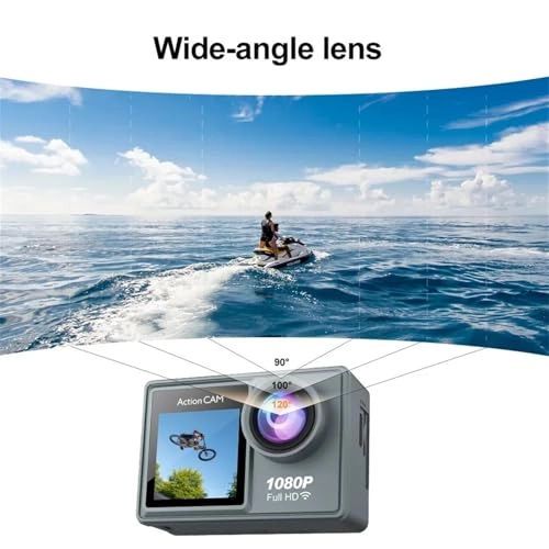 Dual-Screen Sports Camera - 1080P 30FPS