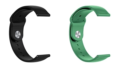 2 Pack 20mm Silicone Watch Band for Sekonda Motion