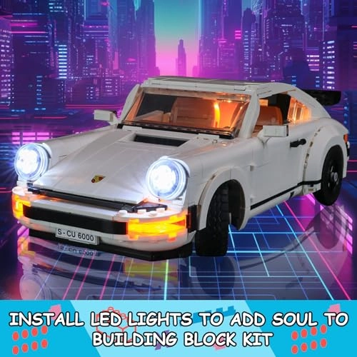 LED Light Kit for LEGO Creator Expert Porsche 911 10295