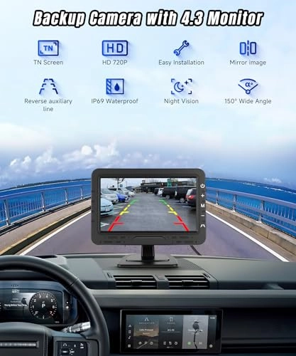 Backup Camera - 1080P + Camera Monitor
