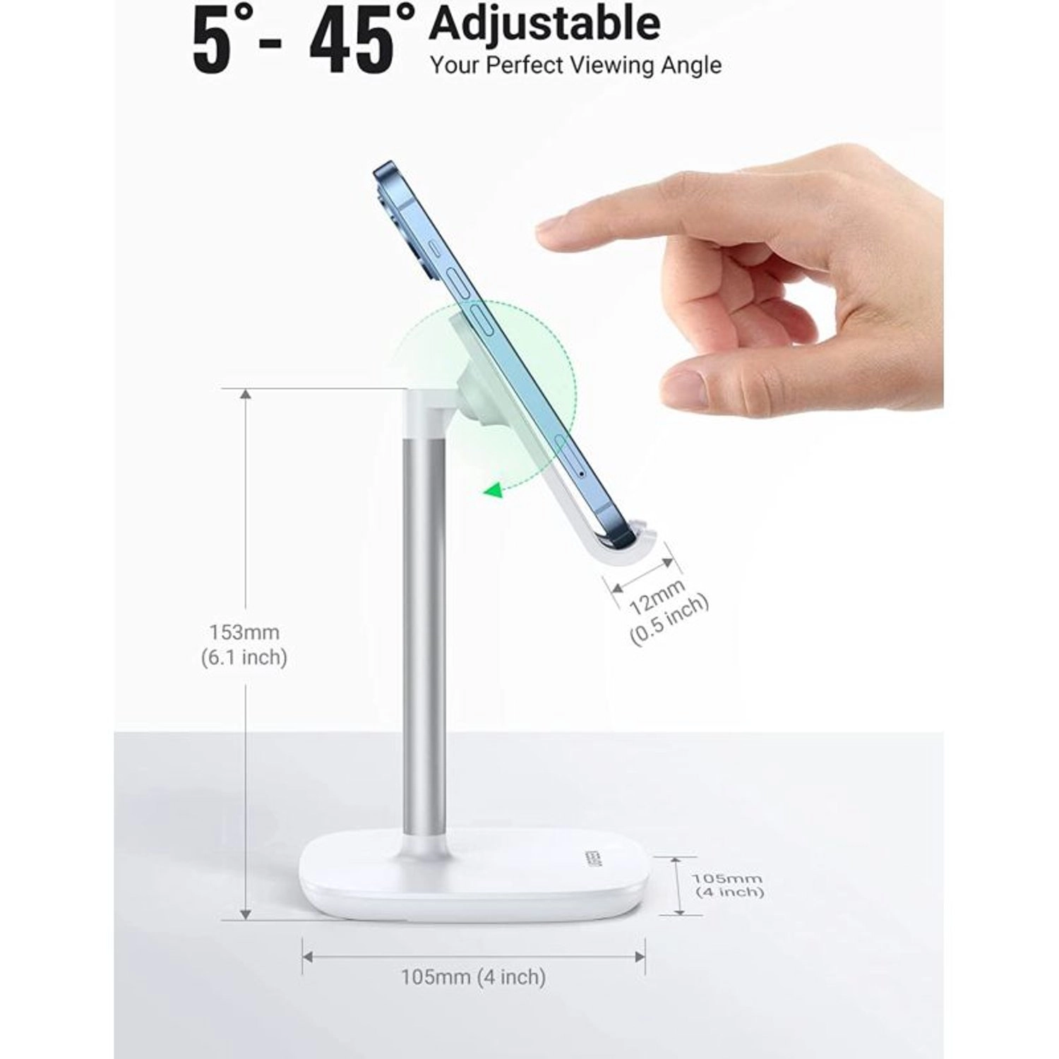 Mobile Stand - Multi-Angle Adjustable Charging Hole