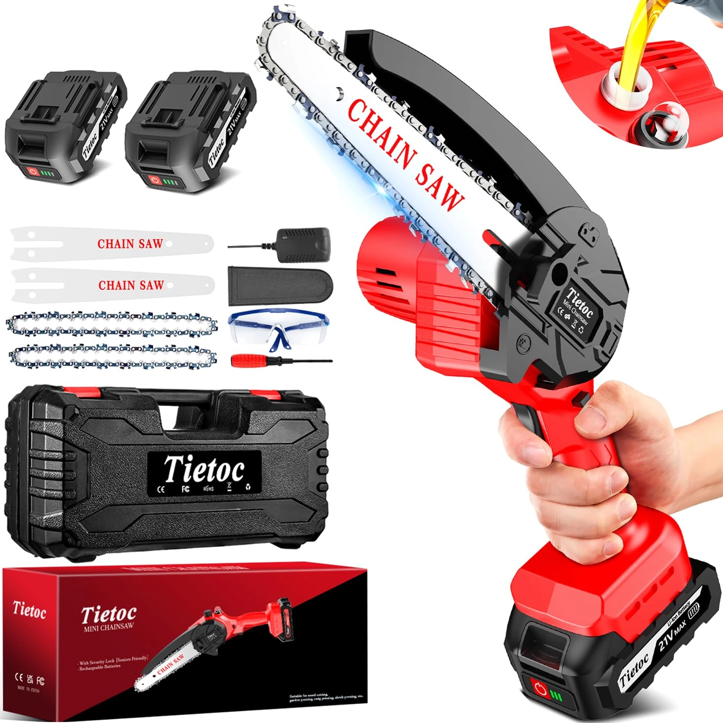 Mini Chainsaw - 880 Watts