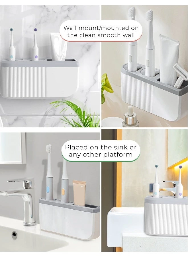 Electric Toothbrush Holder - Any toothbrush and electric toothbrush heads Wall-Mounted