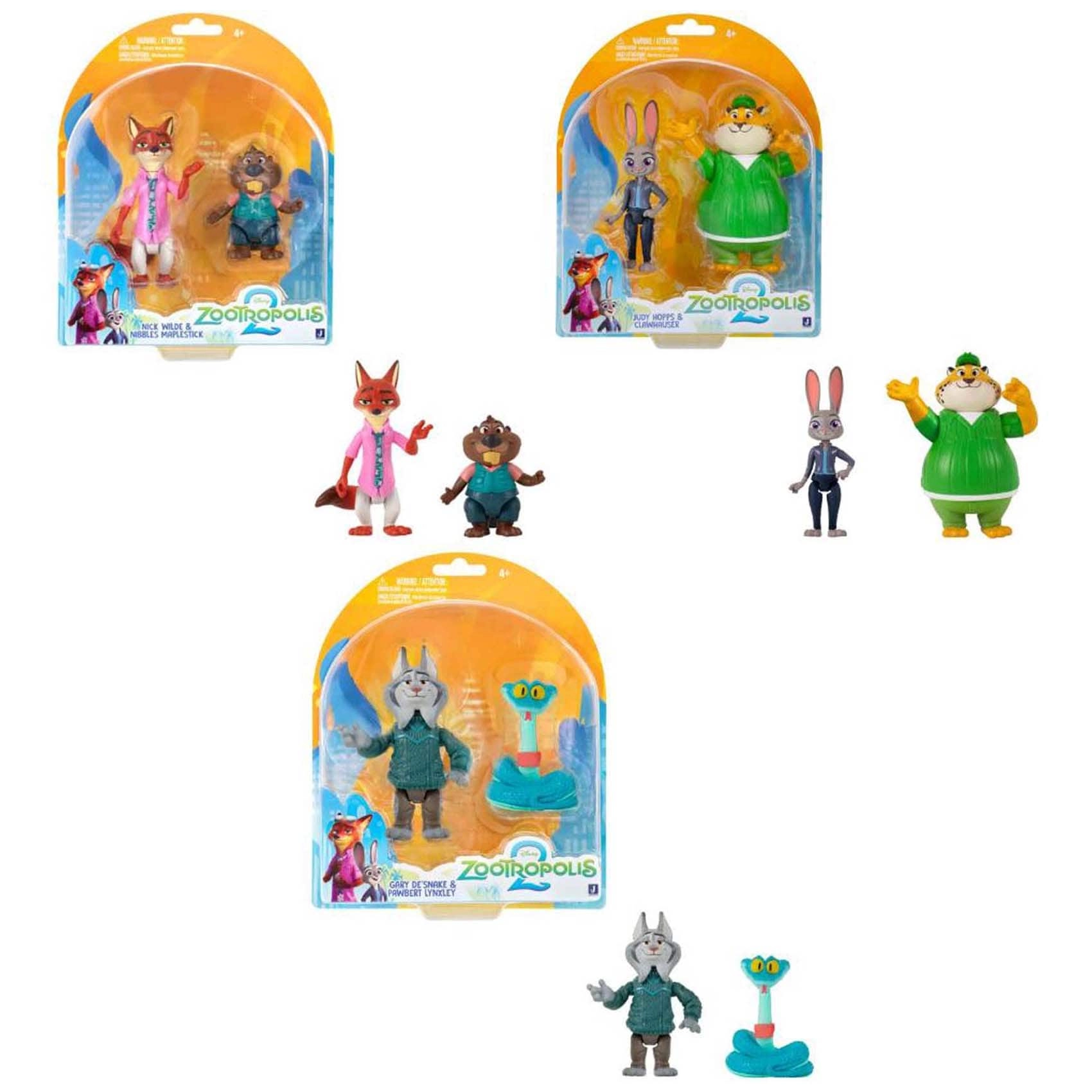 Carrefour Zootropolis Figure Set - 3-Inch 2 Pack