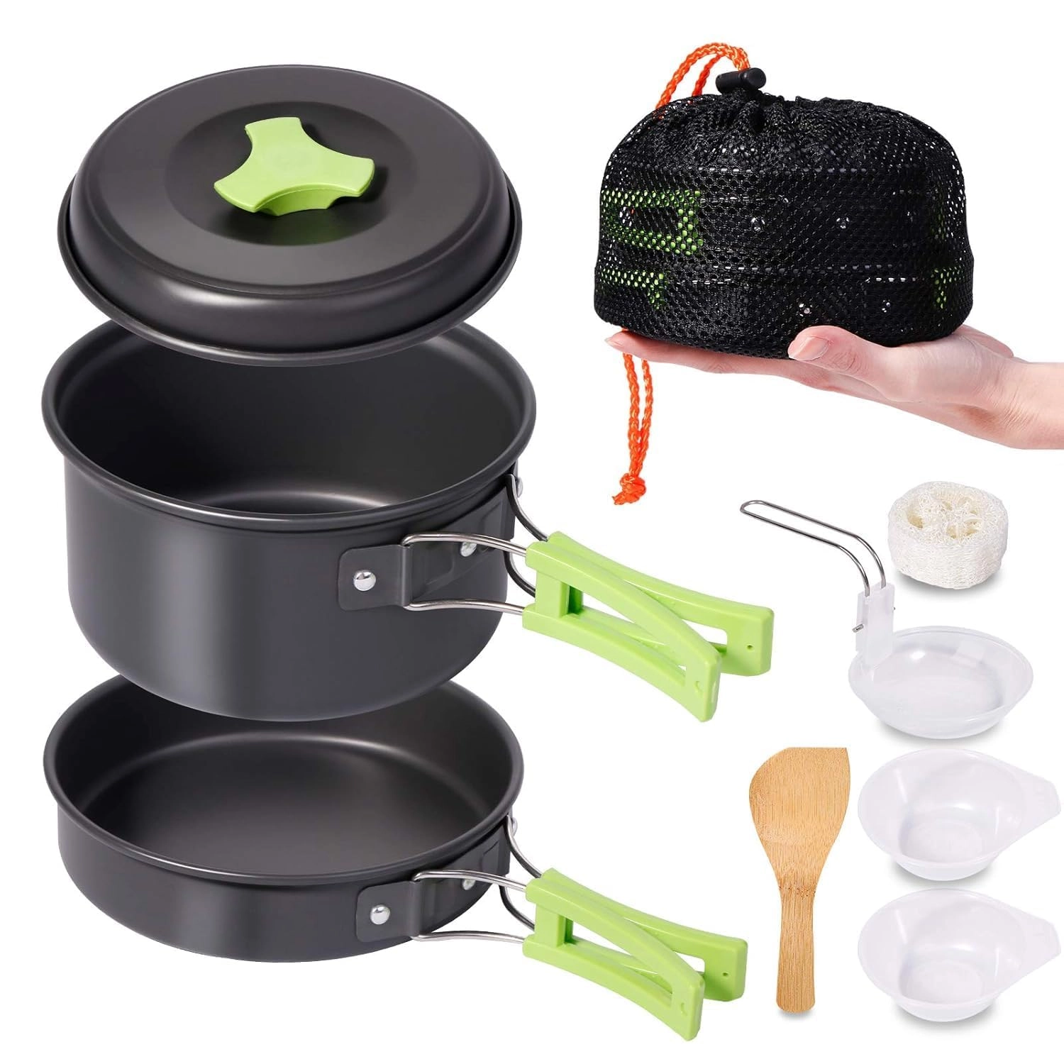 Cookware Mess Kit - 9 Piece 1L