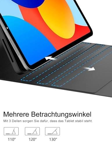 Keyboard Case for Xiaomi Redmi Pad SE - DE Wireless