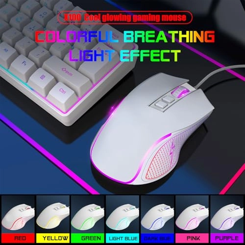 RGB Gaming Keyboard and Mouse Combo - Wired