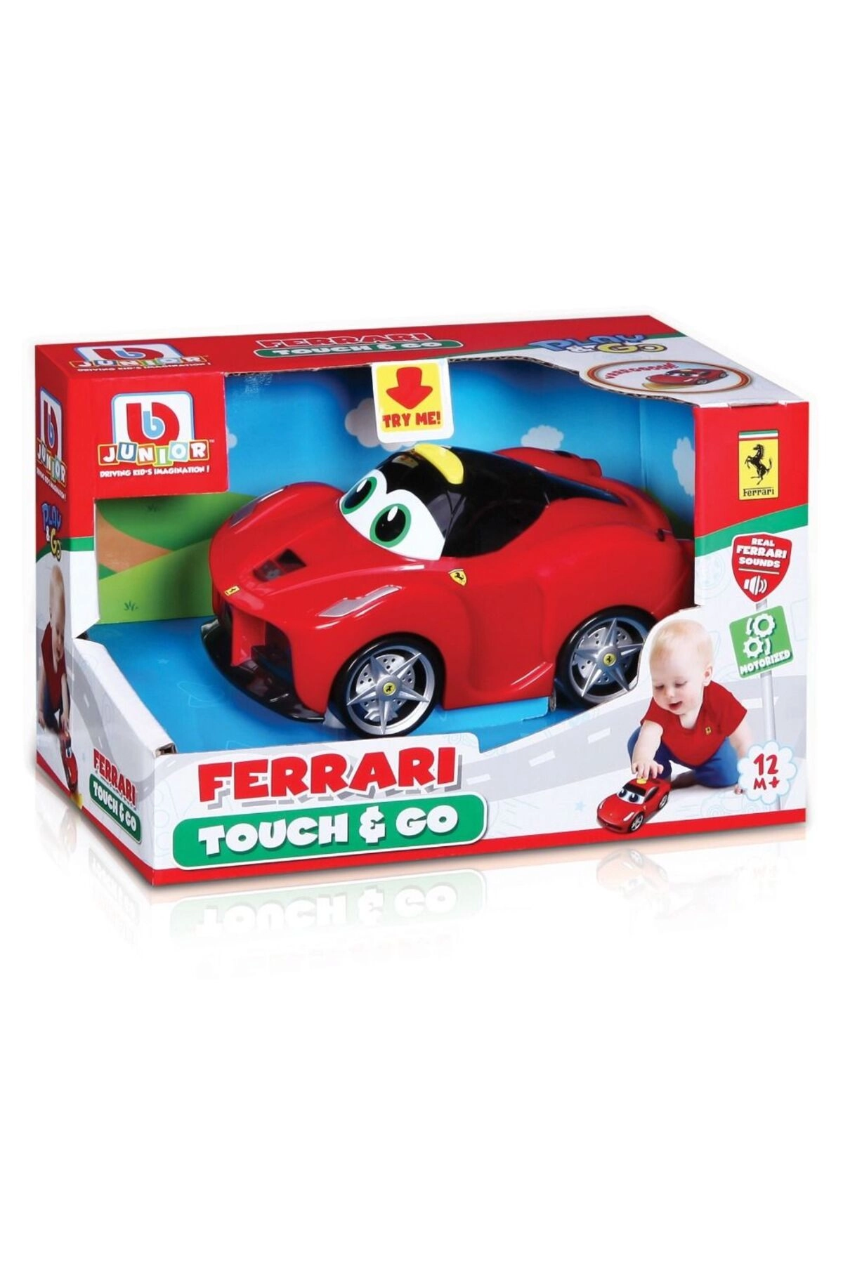 COLOR LAND CHILDRENS TOYS CENTER LLC LaFerrari - Hands-on controller Drives forward and turns in reverse