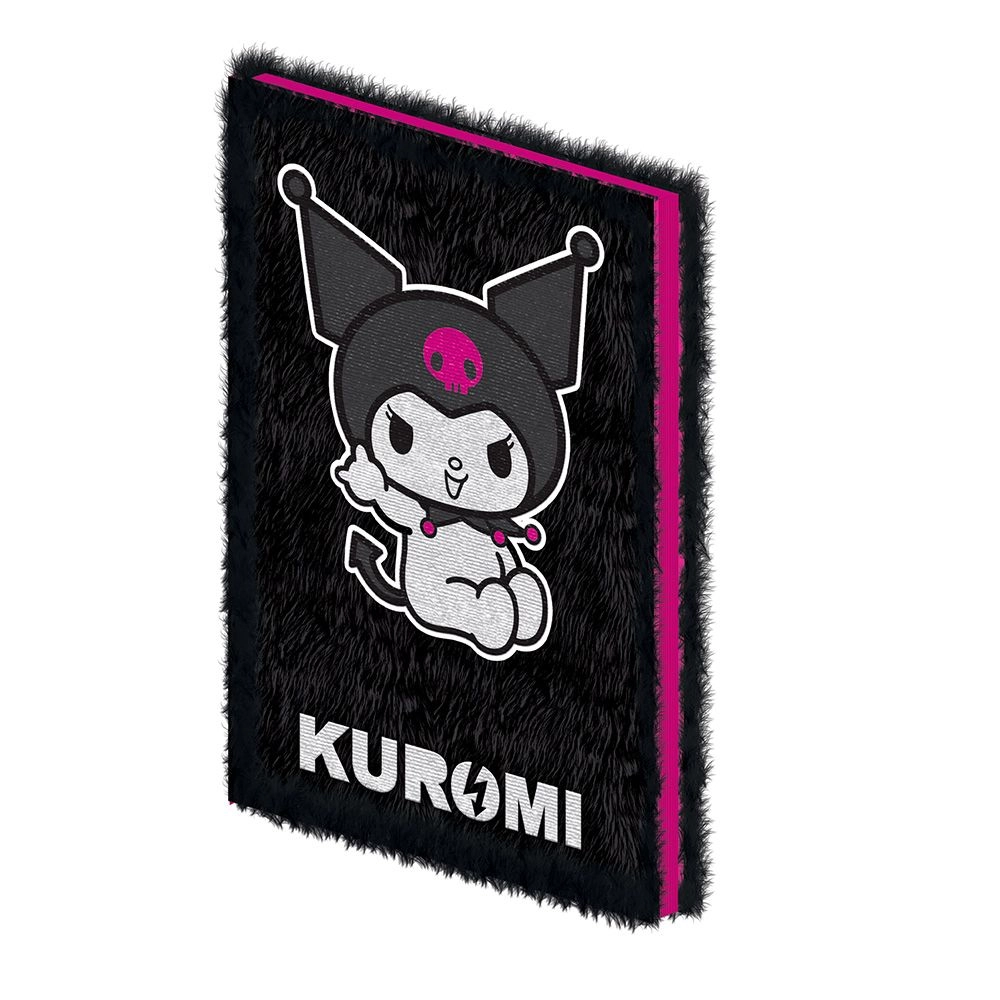 Pyramid International Kuromi (Rock Out) Plush Notebook - Lined
