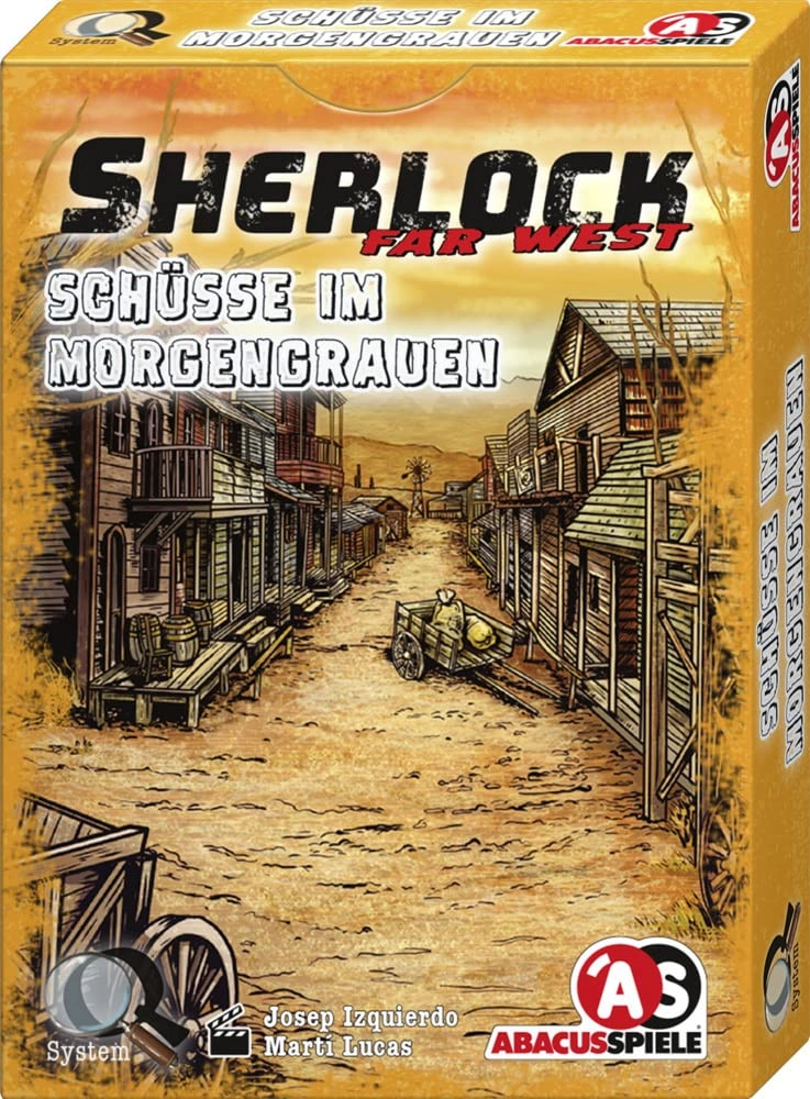 ABACUSSPIELE Sherlock Far West: Shots at Dawn - Card Game (German)