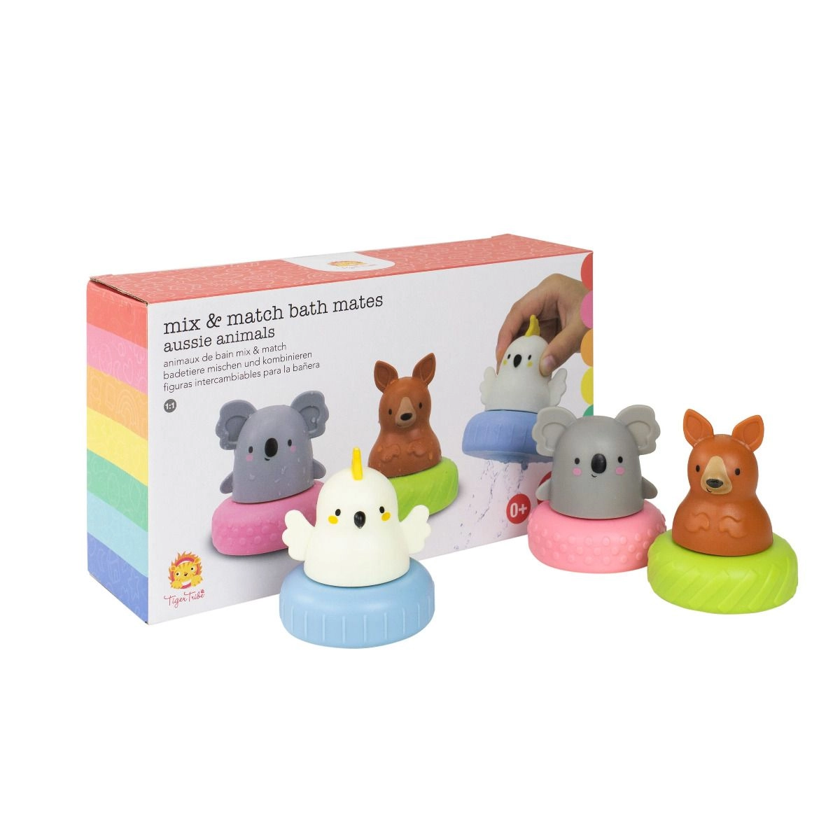 Mix & Match Bath Mates - Aussie Animals Suitable for 0 month and above