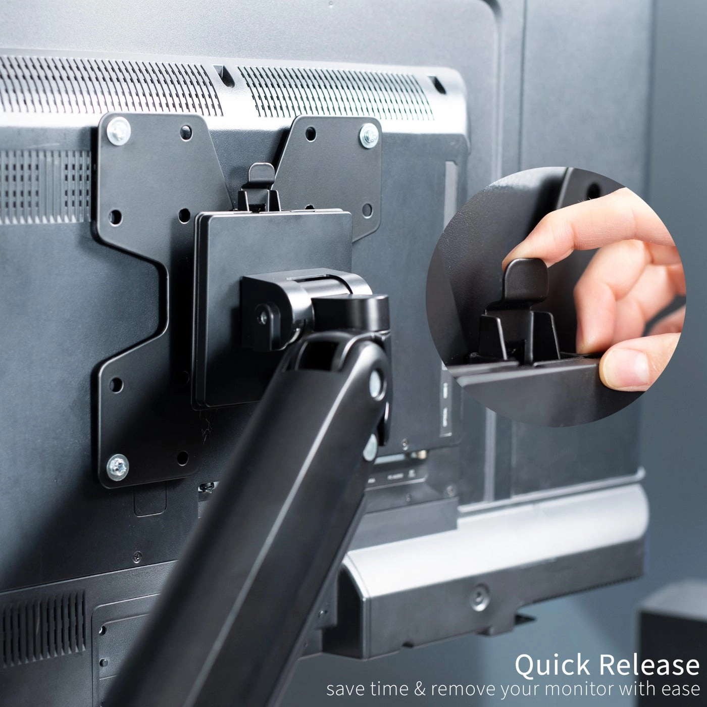 VESA Monitor Mount Adapter Plate - 23" to 43" 200x100mm