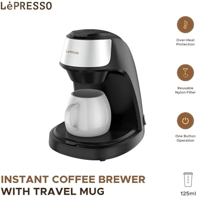 Portable Mug Burr Grinder Coffee Maker 7834953558010