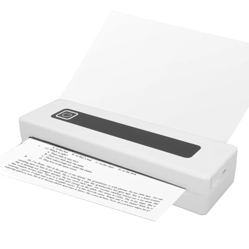 Portable Cordless Travel Printer - Thermal 210mm