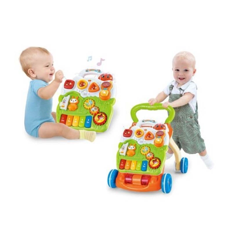 Baby Musical Activity Walker - 2-in-1 Music Lights