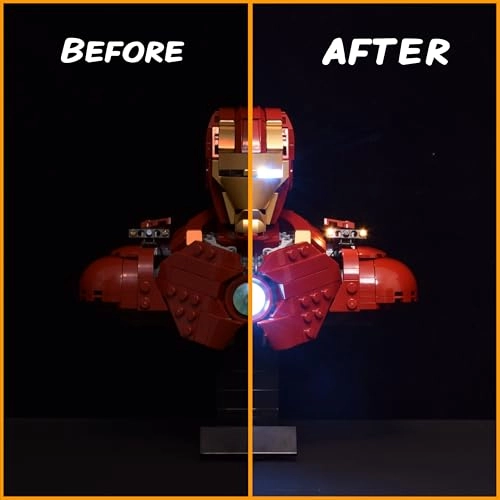 LED Kit for Iron Man MK4 Bust - Touch Switch Lighting Only