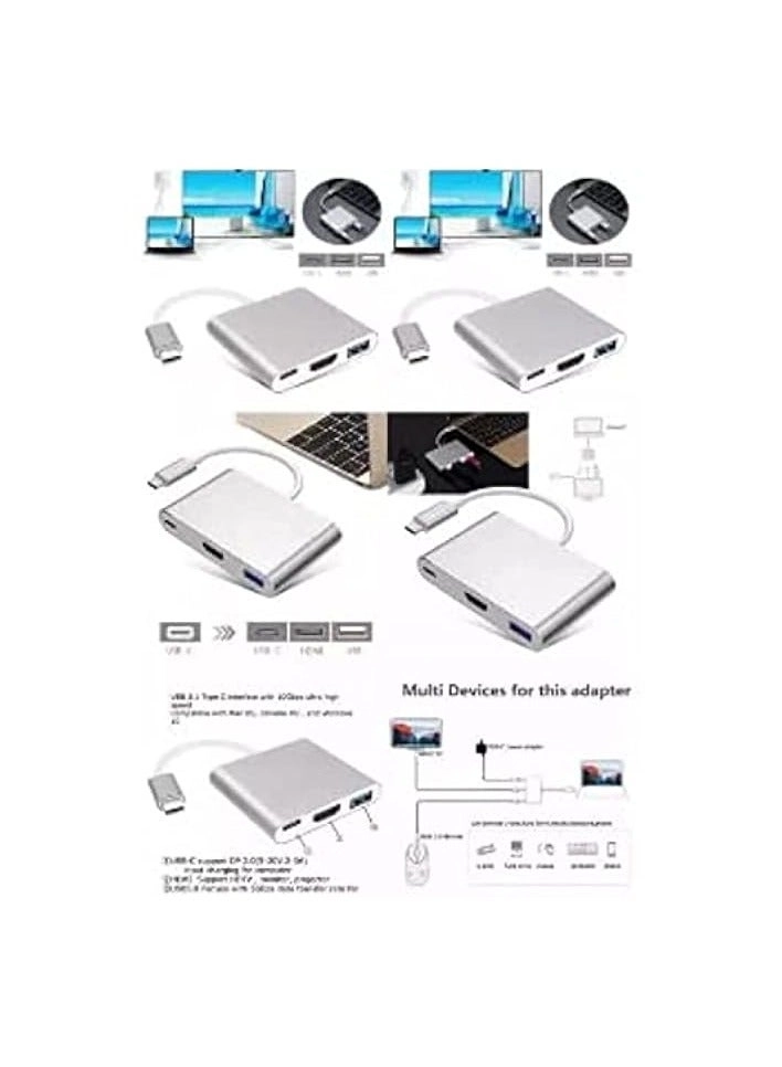 Hub Type C to USB 3.0 Female Charger Converter