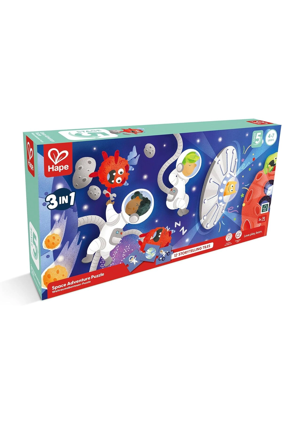COLOR LAND CHILDRENS TOYS CENTER LLC Space Adventure Puzzle - 1 Piece