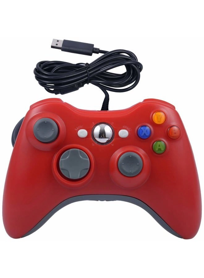 ONE250 USB Wired Game Pad Controller - Red Xbox 360 Windows PC