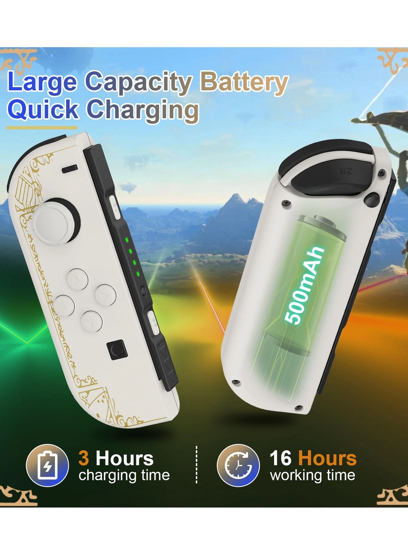 Joy Cons Wireless Controller - New White