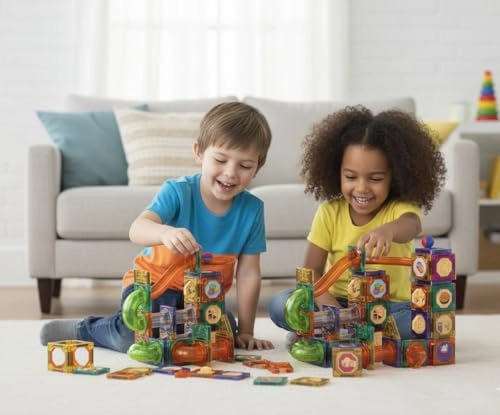 Magic Magnetic Blocks Creative Set STEM - 36 months - 12 years 73 pieces