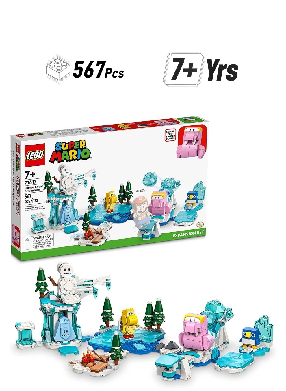 Super Mario Fliprus Snow Adventure Expansion Set (71417)