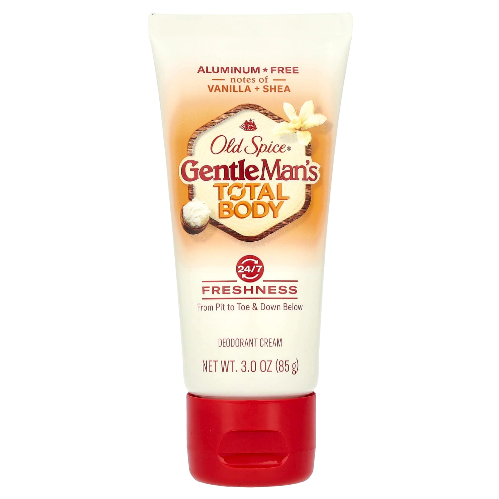 Old Spice Total Body Deodorant - Vanilla + Shea 85 g