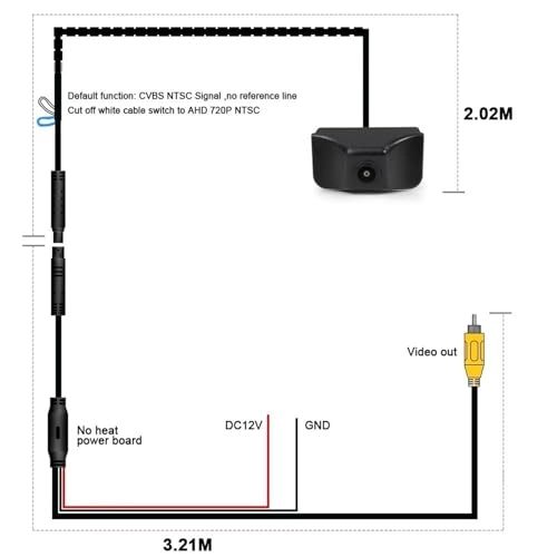 Rear View Camera - Night Vision 1280*1080P