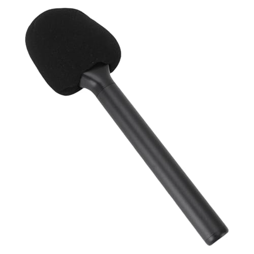 Wireless Microphone Handheld Stick - Black Foam Sleeve