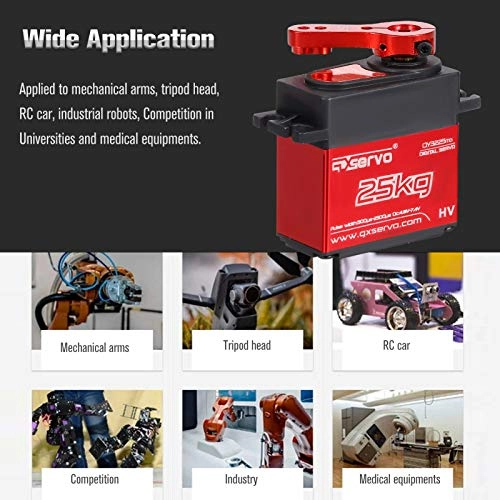 25KG Digital Servo - 1/12 1/10 Core Motor